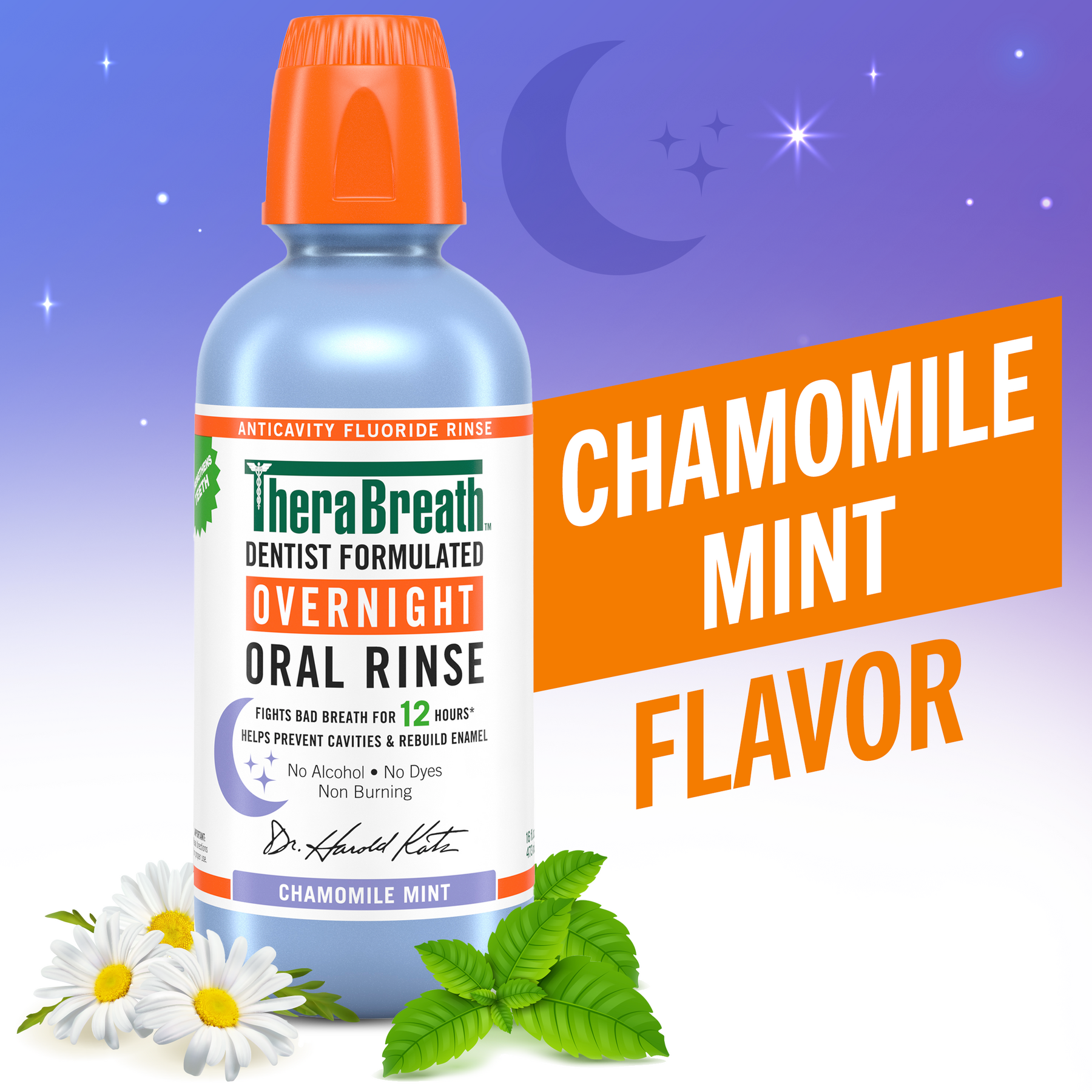 Alternative view of Overnight Oral Rinse - Chamomile Mint